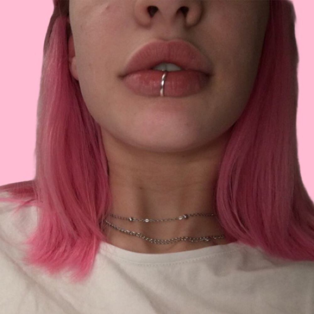 Pair of Fuax Hoop Ring